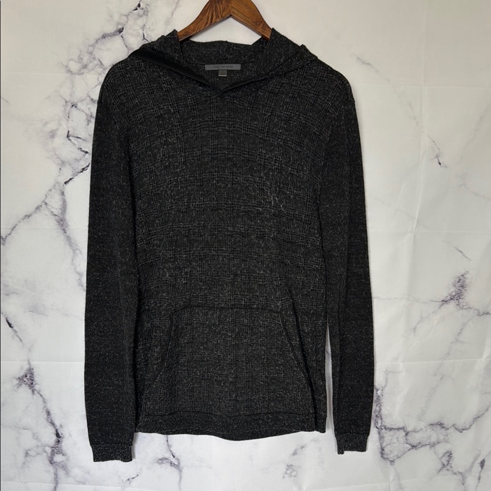 Men's Black Hooded Sweater